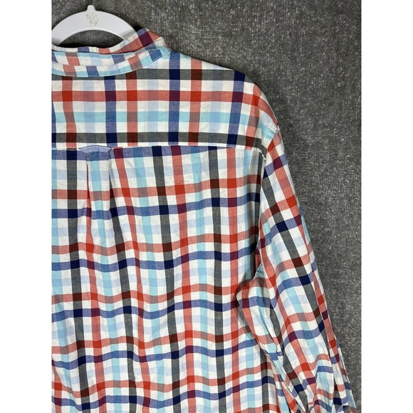 American Eagle AEO Prep Fit Button Down Long Sleeve Shirt Mens XXL Plaid - Picture 10 of 16